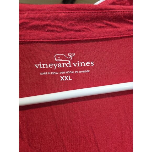 Vineyard Vines Red 2 Piece Pajama Set Women's 2XL Soft Stretchy Long Sleeve - Picture 3 of 9